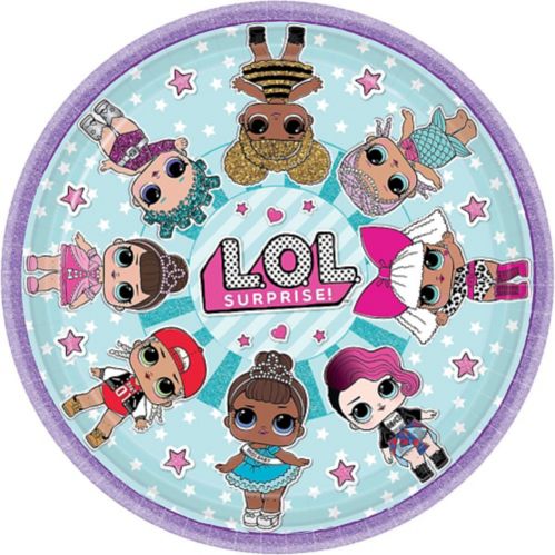 L.O.L. Surprise Birthday Party Lunch Plates, 9-in, 8-pk Product image