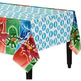 PJ Masks Reusable Plastic Table Cover for Indoor or Outdoor Use, 54-in x 96-in | Hasbronull
