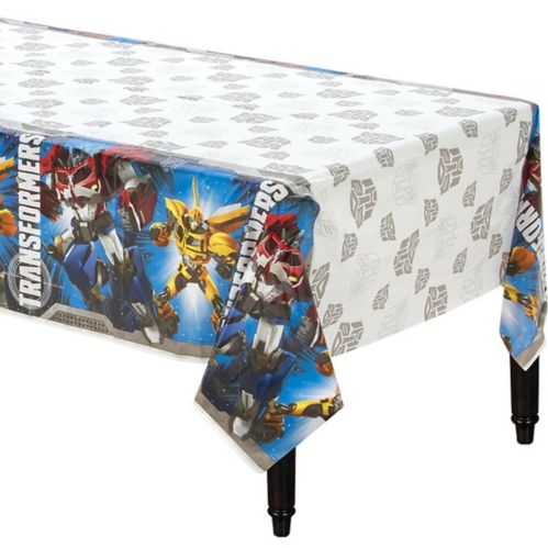Nappe de table réutilisable pour fête d'anniversaire, Transformers, 54 x 96 po Image de l’article