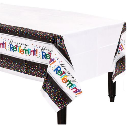 Happy Retirement Celebration Table Cover Product image