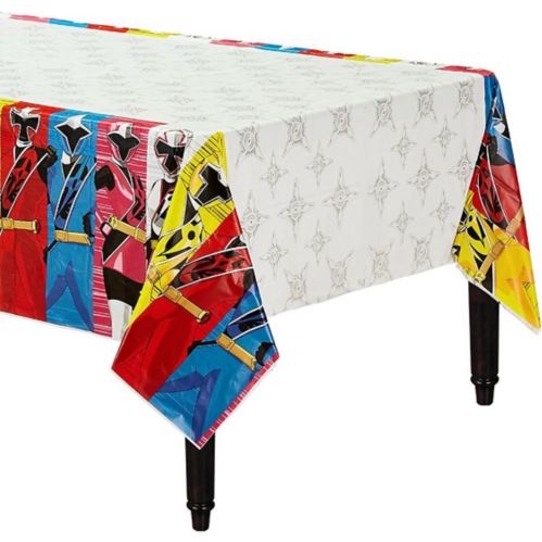 Power Rangers Ninja Steel Birthday Party Plastic Table Cover,  54-in x 96-in Product image