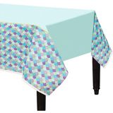 Wishful Mermaid Disposable Paper Table Cover, 54-in x 96-in