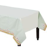 Mint Floral Wedding Table Cover | Amscannull