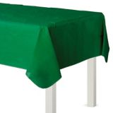 Flannel-Backed Vinyl Tablecloth, 90-in