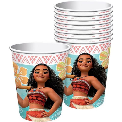 Disney Moana Birthday Party Paper Cups, 9-oz, 8-pk Product image