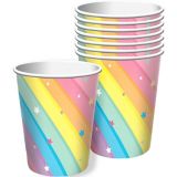 Magical Rainbow Paper Cups, 8-pk | Amscannull