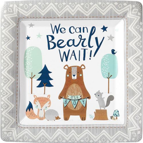 Can Bearly Wait Dinner Plates, 8-pk Product image