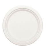 Eco-Friendly White Sugar Cane Lunch Plates, 50-pk | Amscannull
