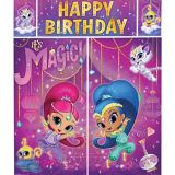 Shimmer & Shine Scene Setter Birthday Party Decoration with Photo Booth Props | Nickelodeonnull