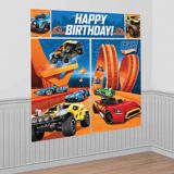 Hot Wheels Scene Setter with Posters and Happy Birthday Banner, 5-pc | Mattelnull