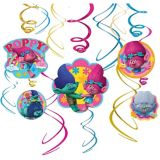 Trolls Hanging Swirl Birthday Party Decorations, 12-pc | Trollsnull