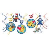 Décorations en spirales faciles à suspendre pour fête d'anniversaire Nintendo Pokémon, paq. 12 | Nintendonull