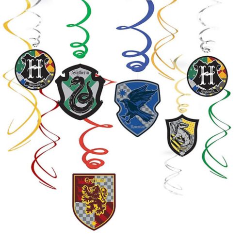 Décorations de fête en spirale Harry Potter, paq. 12 Image de l’article