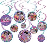 LOL Surprise Hanging Swirl Birthday Party Decorations, 12-pc | MGA Entertainmentnull