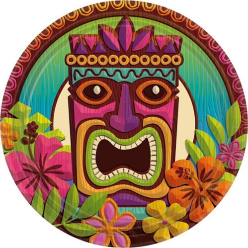 Tropical Tiki Lunch Plates, 60-pk Product image