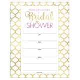 Premium Bridal Shower Invitations, 20-pk