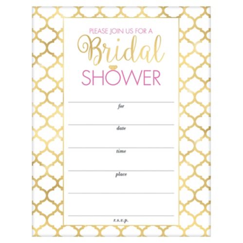 Premium Bridal Shower Invitations, 20-pk Product image