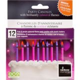 Pink & Purple Coloured Flame Candles, 12-pk | Rainbow Momentsnull