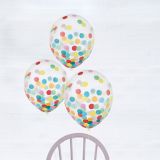 Ballons à confettis multicolores, paq. 6 | Amscannull