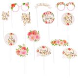 Floral Baby Photo Booth Props, 13-pk | Amscannull