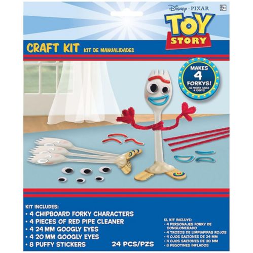 Disney Toy Story 4 Craft Kit makes 4 Forky Characters, 24-pc Product image