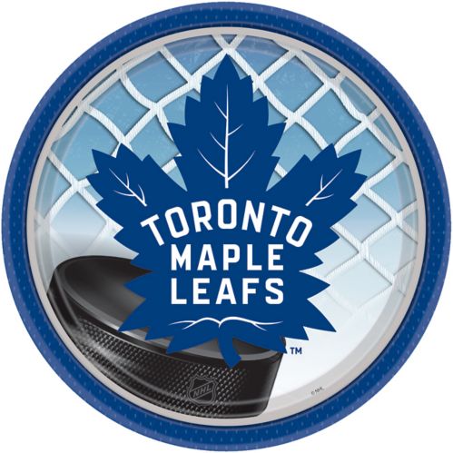 Toronto Maple Leafs Lunch Plates, 9-in, 8-pk Product image
