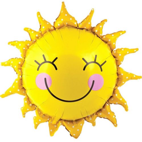 Smiling Sun Balloon, 26-in Product image