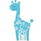 Ballon en forme de girafe It's A Boy, safari bleu, 42 po | Anagram Int'l Inc.null