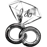Wedding Ring I Do Balloon, 30-in | Anagram Int'l Inc.null