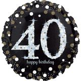 Sparkling Celebration 40th Birthday Balloon, 18-in | Anagram Int'l Inc.null