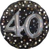 3D Sparkling Celebration 40th Birthday Balloon, 32-in | Anagram Int'l Inc.null