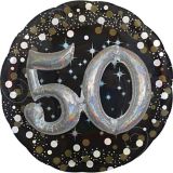 3D Sparkling Celebration 50th Birthday Balloon, 32-in | Anagram Int'l Inc.null
