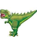 Giant T-Rex Dinosaur Foil Balloon for Birthday Party, Helium Inflation Included, 36-in | Anagram Int'l Inc.null