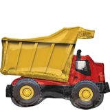 Giant Dump Truck Foil Balloon, Helium Inflation Included, 32-in x 25-in | Anagram Int'l Inc.null