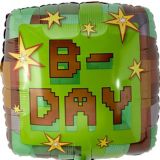 TNT Pixelated Foil Birthday Balloon, Helium Inflation Included, 16.5-in | Anagram Int'l Inc.null