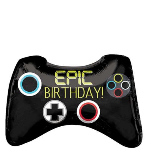 Epic Birthday Video Game Controller Balloon, 32-in Product image