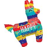 Giant Colourful Llama Happy Birthday Balloon, 43-in | Amscannull
