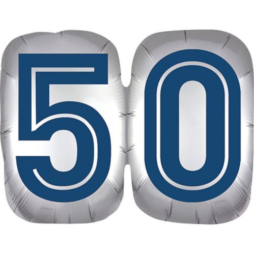 Vintage 50th Birthday Balloon, 25-in Product image