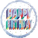 Prismatic Rainbow Happy Birthday Balloon, 18-in | Anagram Int'l Inc.null