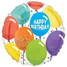 Multicolor Balloons Birthday Balloon Party City