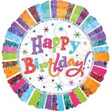 Radiant Happy Birthday Foil Balloon, Helium Inflation Included, 36-in | Anagram Int'l Inc.null