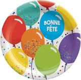 Bonne Fete Plate 9 In Party City