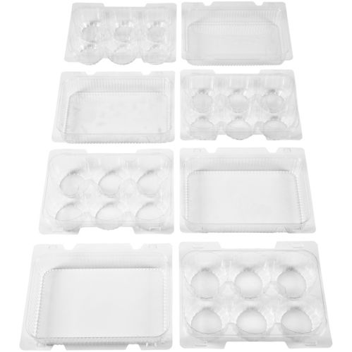 Boîtes à petits gâteaux transparentes à 6 compartiments Wilton, paq. 4 Image de l’article