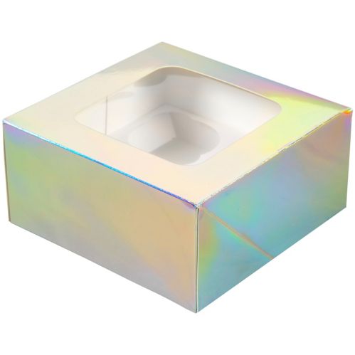 Wilton Iridescent Cupcake Treat Boxes with Window, 3-pk Product image