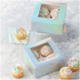 Wilton Iridescent Cupcake Treat Boxes with Window, 3-pk | Wiltonnull