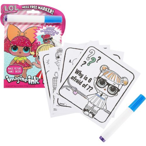 L.o.l. Surprise Imagine Ink Activity Book for Birthday Party Favours Product image