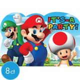 Super Mario Birthday Party Postcard Invitations, 8-pk | Nintendonull
