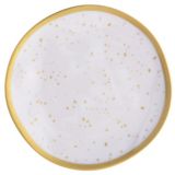 Plastic Melamine Plates, 10.5-in, Gold | Amscannull