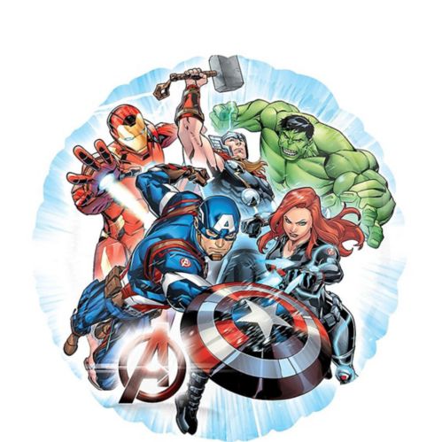 Marvel Avengers Foil Balloon, Helium Inflation Included, 17-in Product image