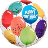 Ballon standard pour fête d'anniversaire, 18 po | Anagram Int'l Inc.null